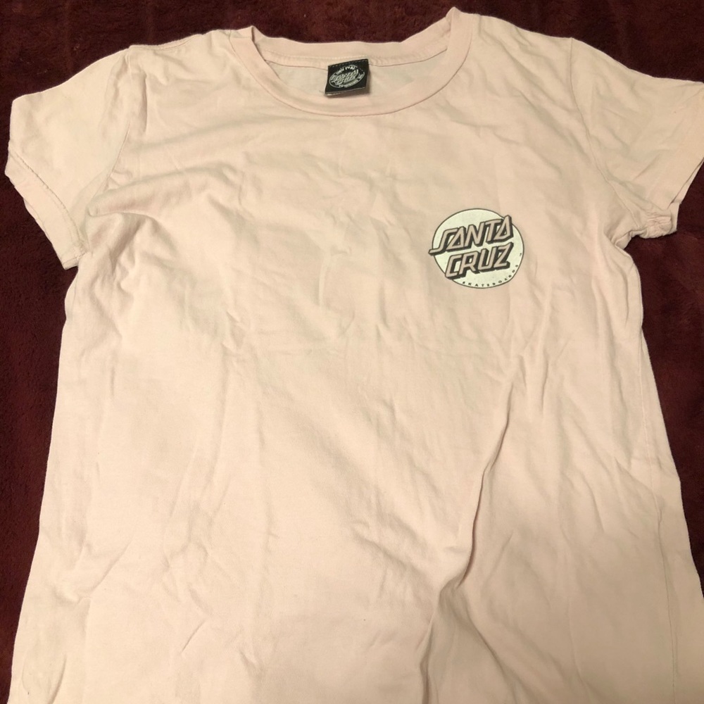 Santa Cruz pink t-shirt